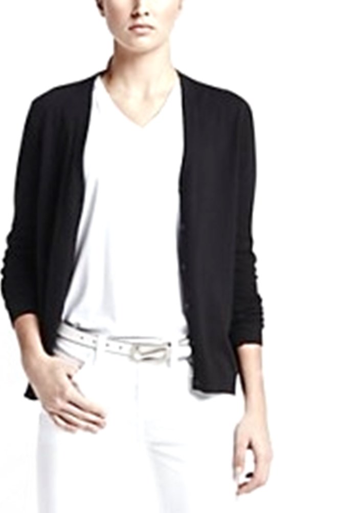 Nike Golf Women's Cardigan Sweater - Black/Black Large Size | Warm & Stylish Pullover for Women Golfers | Perfect for Golf Courses, Casual Wear & Outdoor Activities