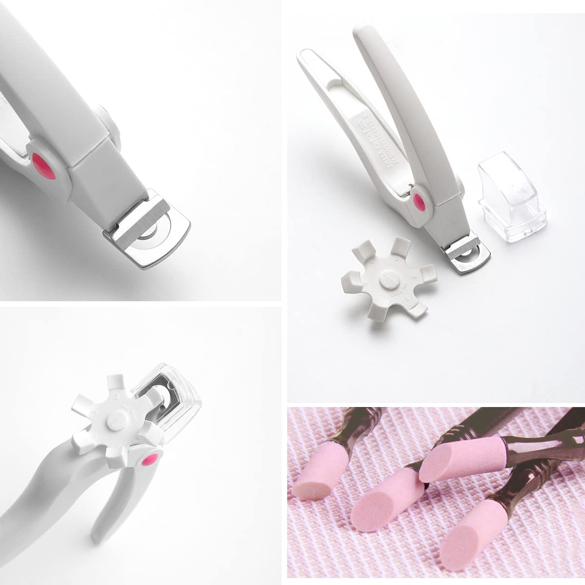 Professional Stainless Steel Nail Clipper & Acrylic Nail Cutter Set with Nail Polish Carving Pen - Perfect for Gel False Nails Trimming, Nail Art & Manicure | Salon Quality Manicure Tools for Home & Professional Use
