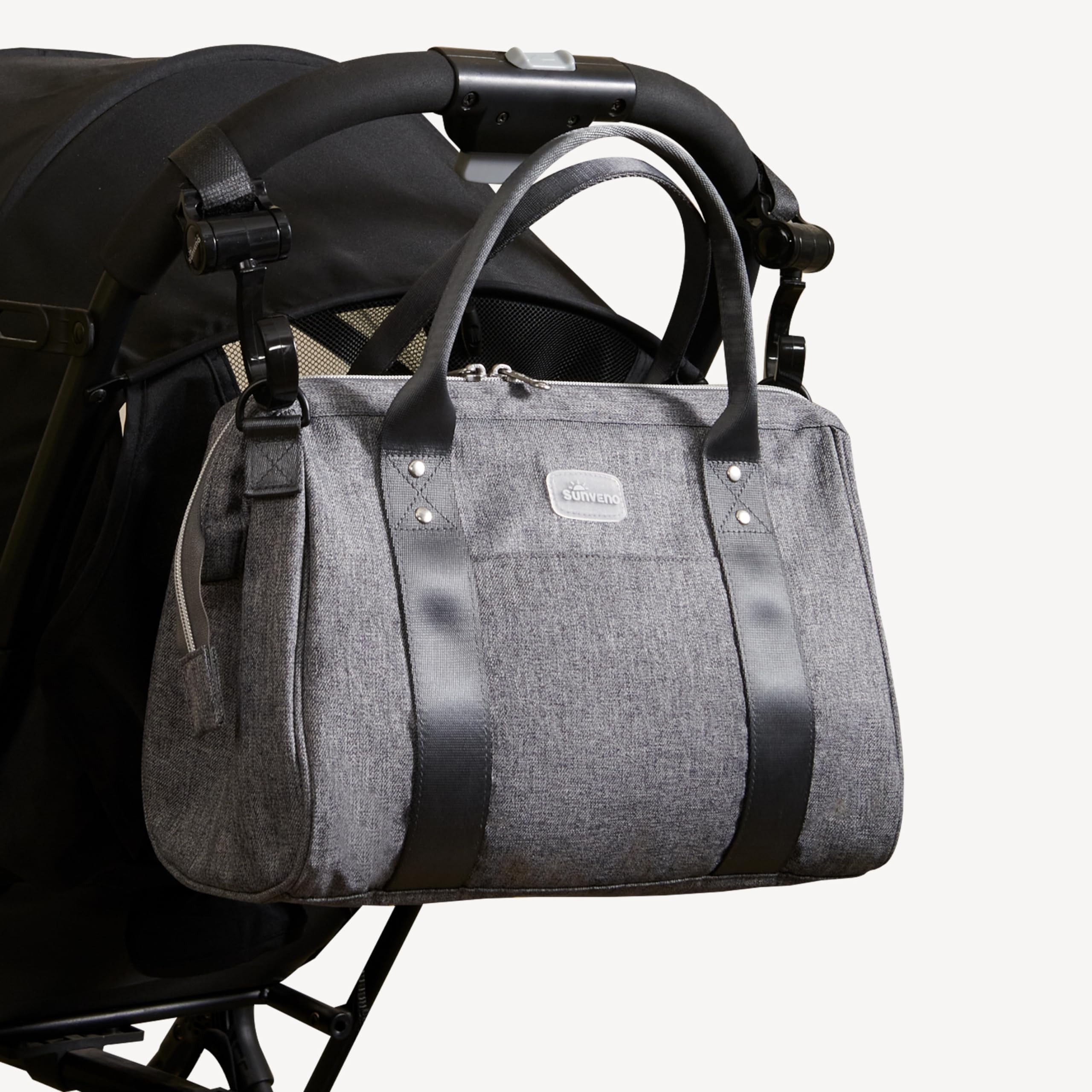 SUNVENO Compact Baby Diaper Bag - Lightweight Travel Tote with Large Capacity for Diapers, Wipes, Toys & Snacks - Perfect for Daycare, Outings & Family Trips