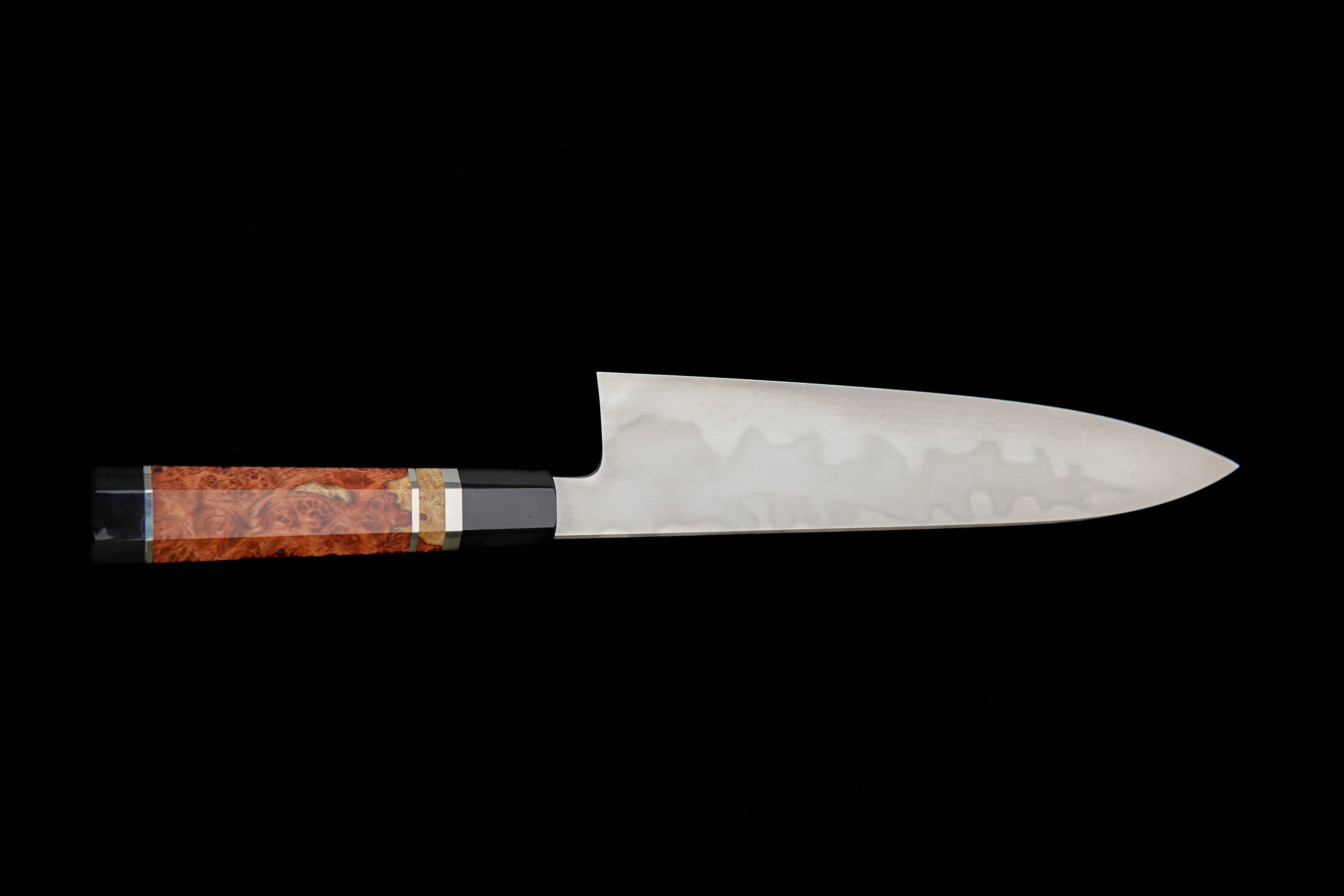 Premium Shoichi Hashimoto Honyaki White #1 Steel 240mm Gyuto Japanese Chef Knife - Perfect for Sushi, Meat Slicing & Professional Kitchen Use