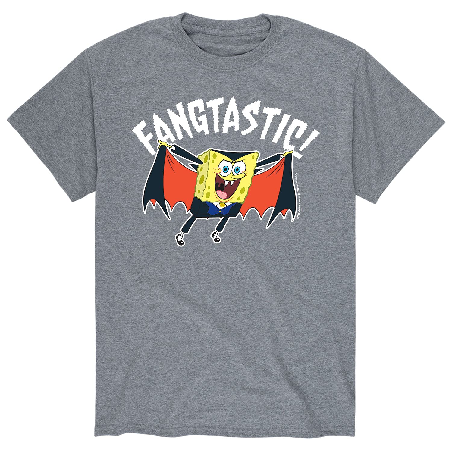 Spongebob Squarepants Men's Short Sleeve Graphic T-Shirt - Fangastic Design - Hybrid Apparel - Casual Wear & Cosplay for Fans