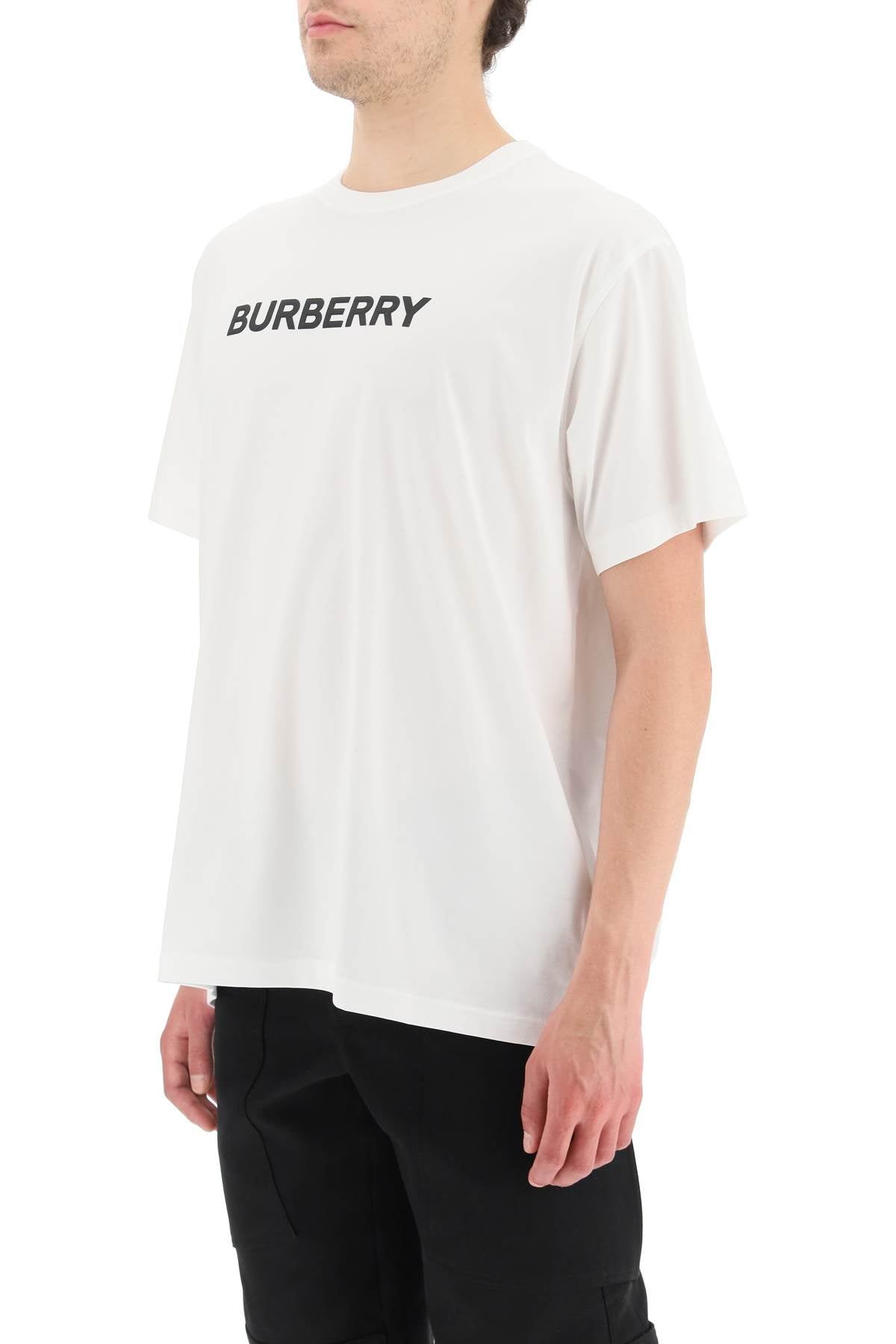 Burberry Logo T-Shirt for Men & Women - Classic Cotton Crewneck Tee with Iconic Branding | Perfect for Casual Wear, Street Style & Everyday Outfits