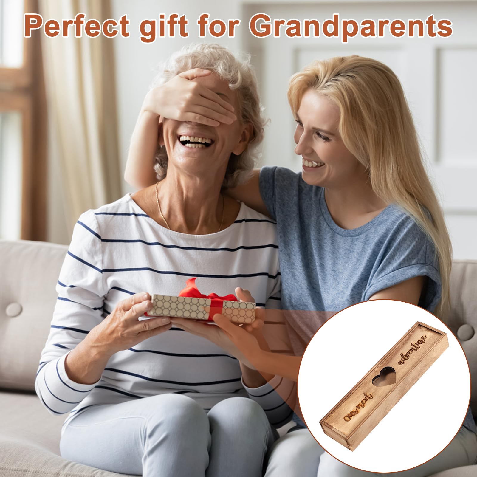 **Pregnancy Test Keepsake Box - Wooden Baby Reveal Memory Box for Announcement, Gender Reveal & First Trimester Gift for Husband, Dad & Family - Perfect for Surprise Pregnancy Announcements & Cherished Moments**