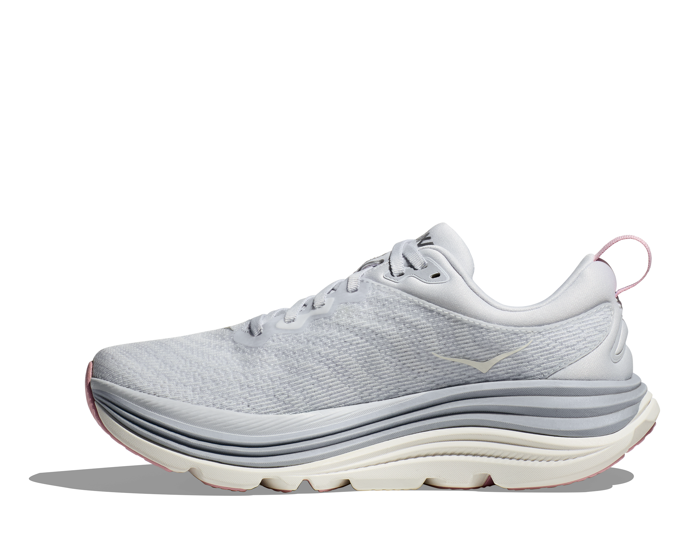 Women's HOKA Gaviota 5 Running Shoes - Lightweight Stability Sneakers for Walking & Jogging (Sea Ice/Pink Twilight) | Perfect for Road Running, Gym Workouts & Everyday Comfort