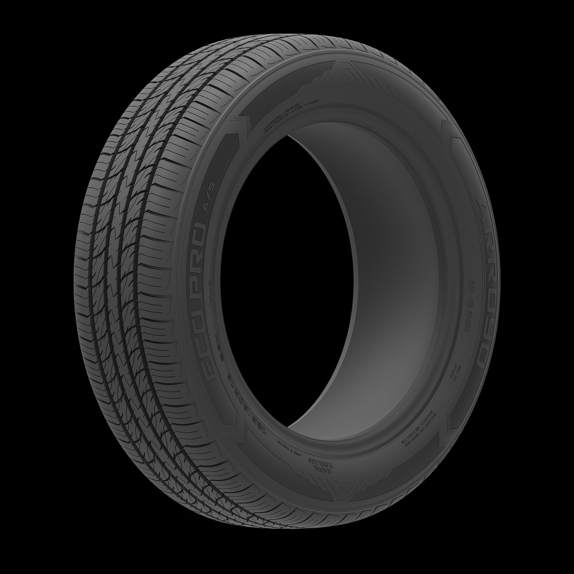 175/65R14 Arroyo Eco Pro A/S 82H All-Season Tire - High Performance, Fuel Efficient, Durable Tread for Sedans & Compact Cars - Perfect for Daily Commuting & Highway Driving