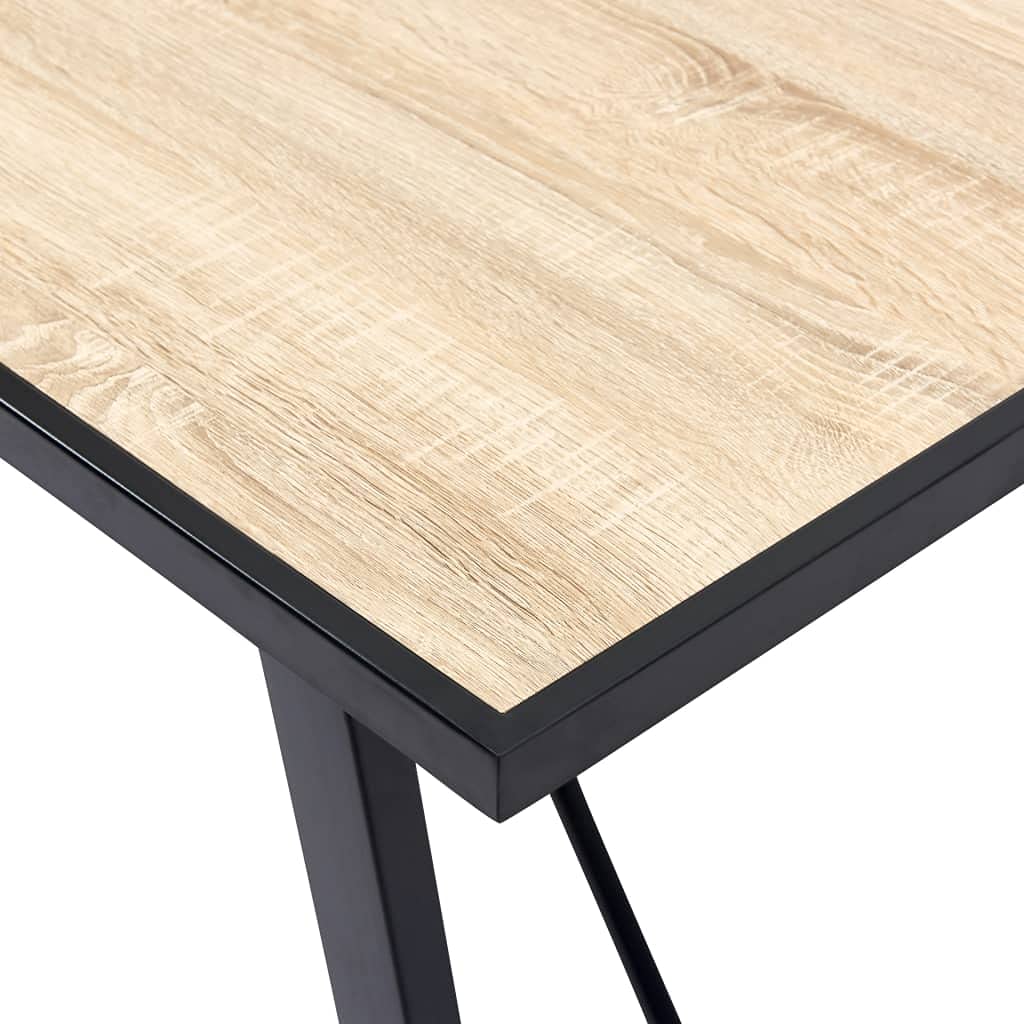 Solid Oak Dining Table & Coffee Table - 47.2