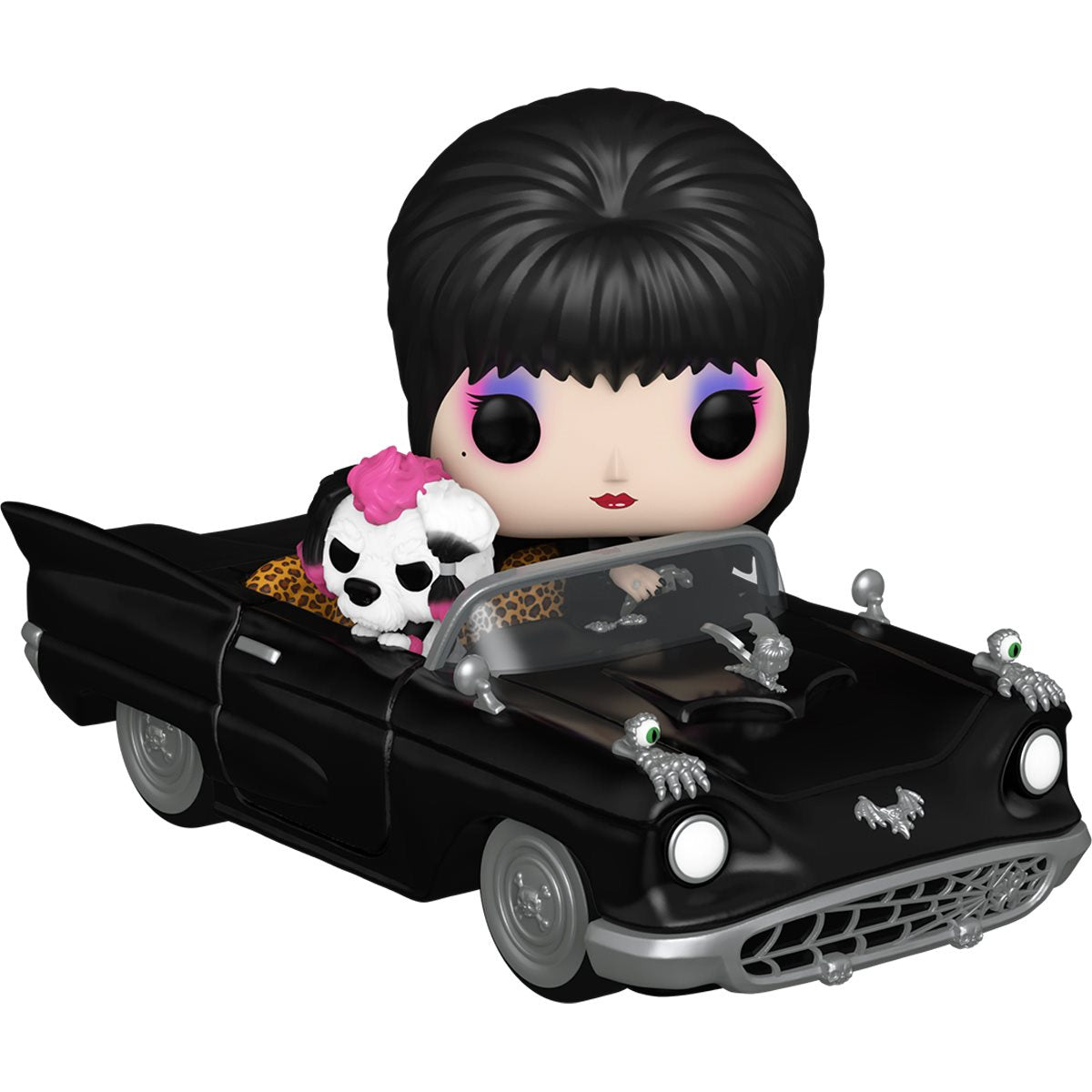 Elvira & Gonk Macabre Mobile Deluxe Funko Pop! Ride #311 - Horror Collectible Figure with Car - Perfect for Halloween Decor & Pop Culture Fans