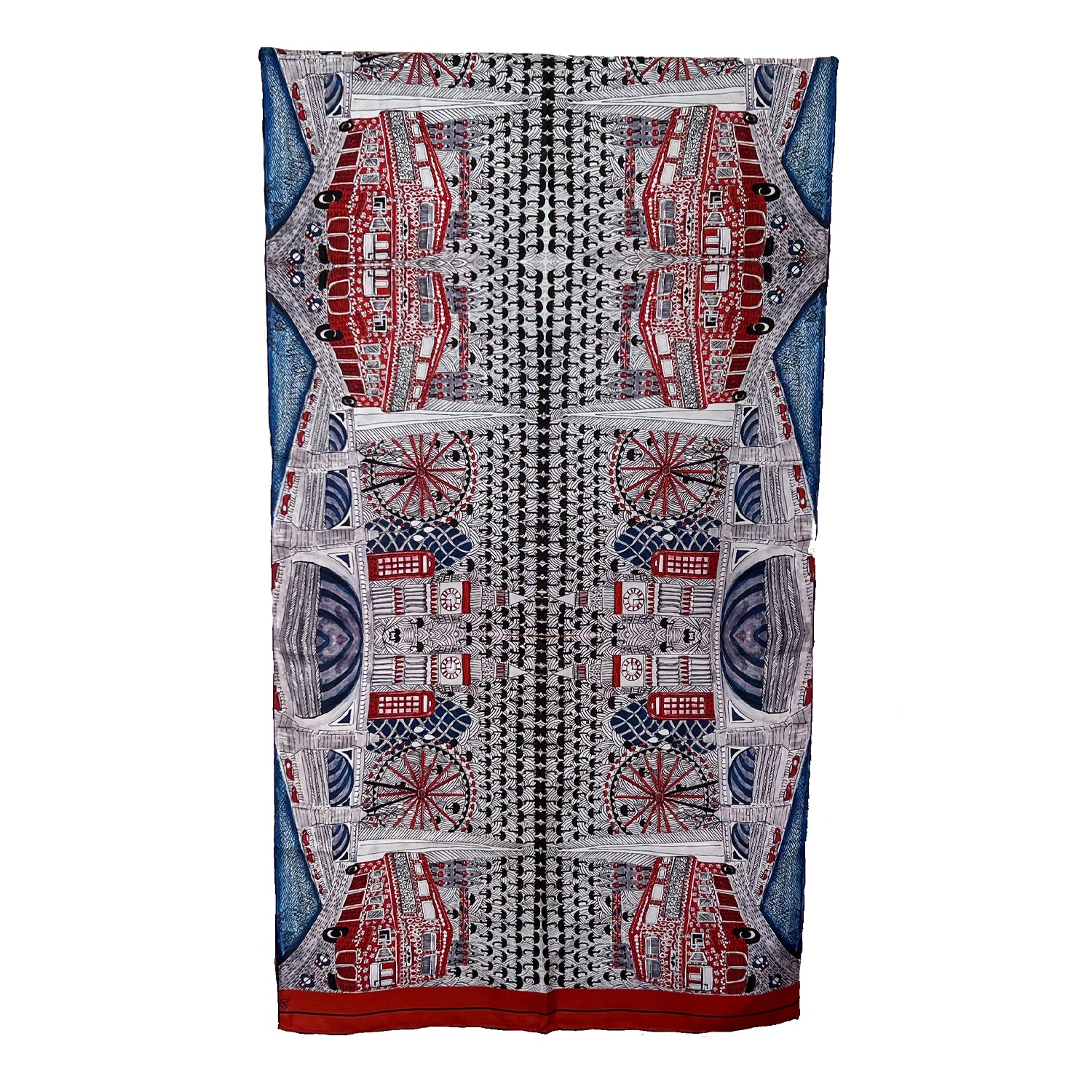 London Long Scarf - Soft Wool Winter Wrap for Women & Men - Perfect for Cold Weather, Travel & Fashion Accessories