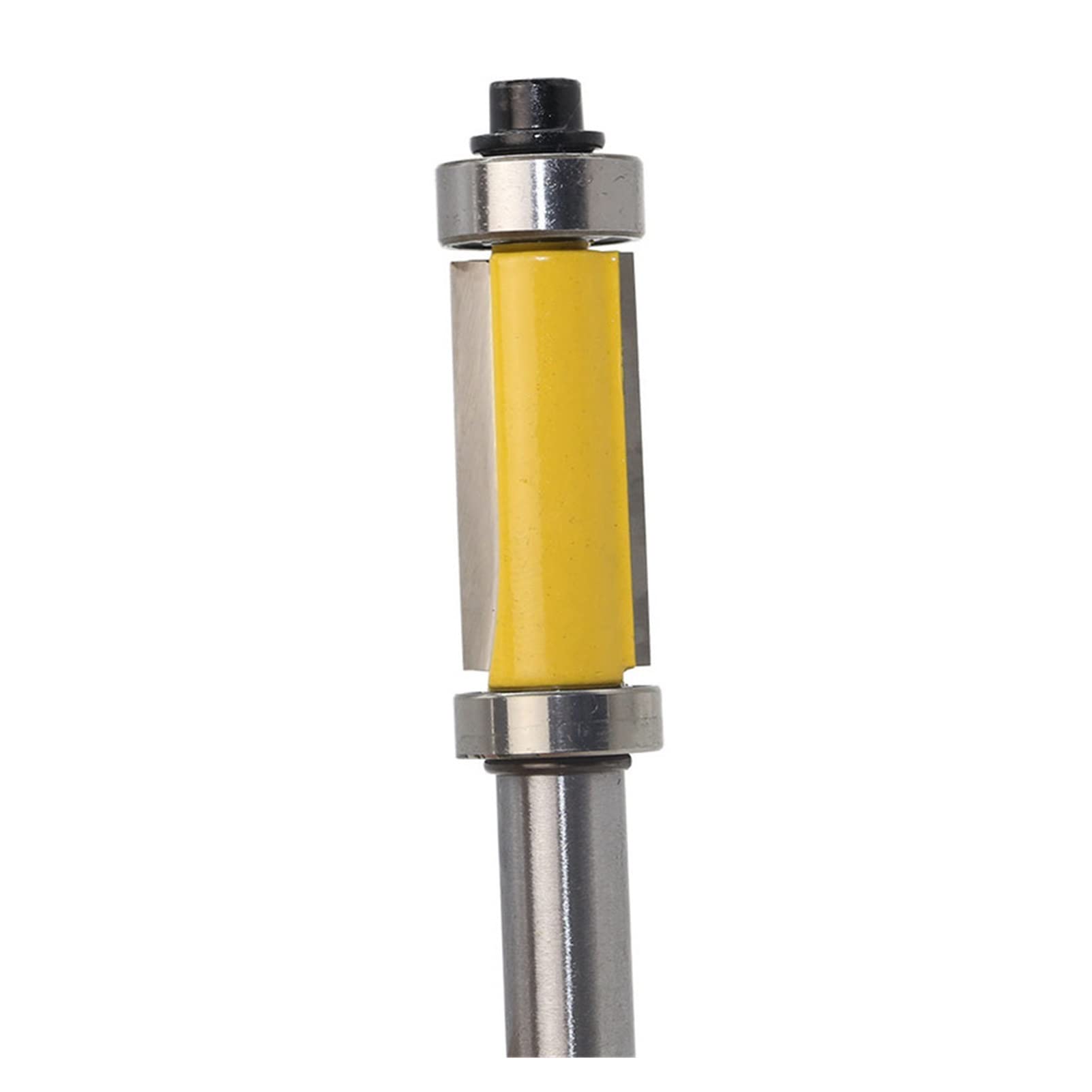 8x1/2x25 Extra Long Straight Electric Wood Milling Cutter - Double Axis Surface Milling Machine Bit for Woodworking & DIY Projects - Perfect for Cabinet Making, Furniture Crafting, and Precision Wood Cutting