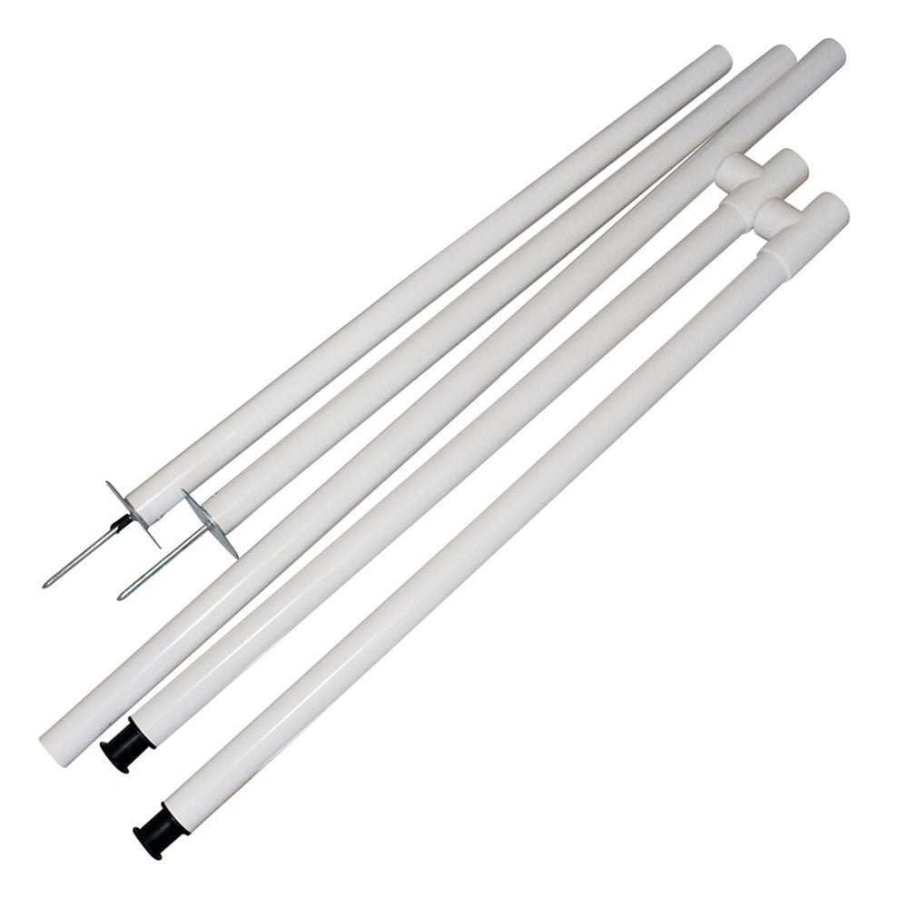 R80 Junior Portable Rugby Goal Posts - All Surface Set for Kids & Youth - Perfect for Backyard, School, and Club Training