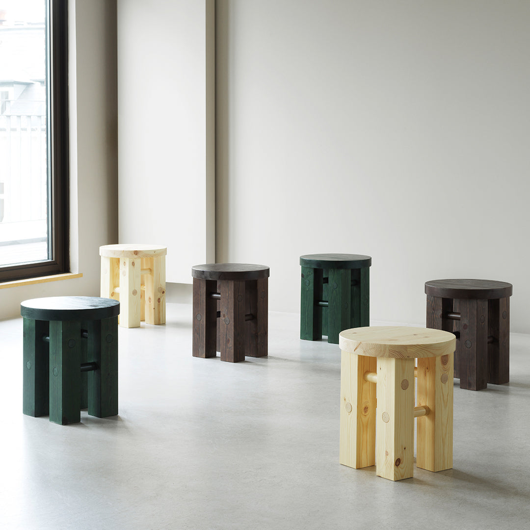 Modern Scandinavian FYR Stool by Normann Copenhagen - Minimalist Bar Stool for Kitchen, Dining Room & Lounge Decor