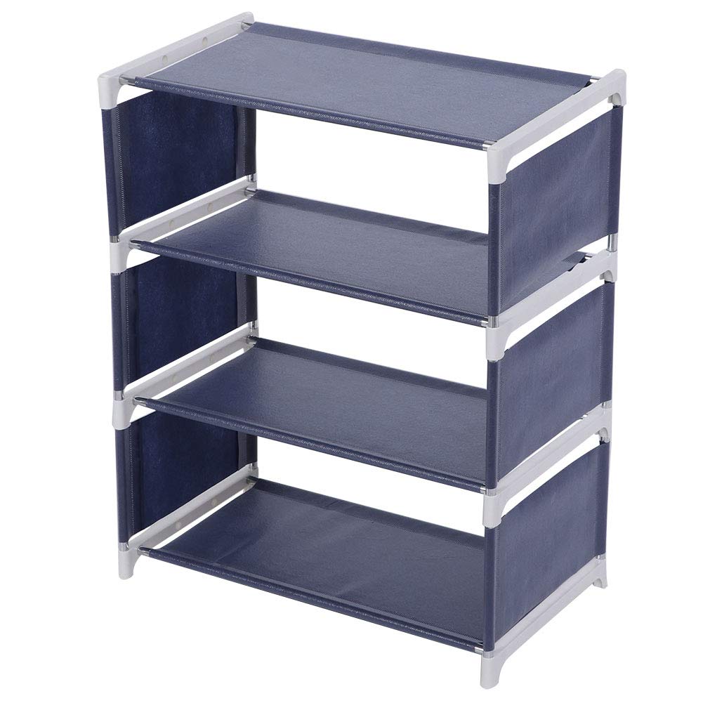 OUKENS 4-Tier Shoe Rack & Storage Organizer - Space-Saving Standing Shelf for Shoes, Books & Entryway Organization - Perfect for Small Spaces, Closet & Home Entryway Storage