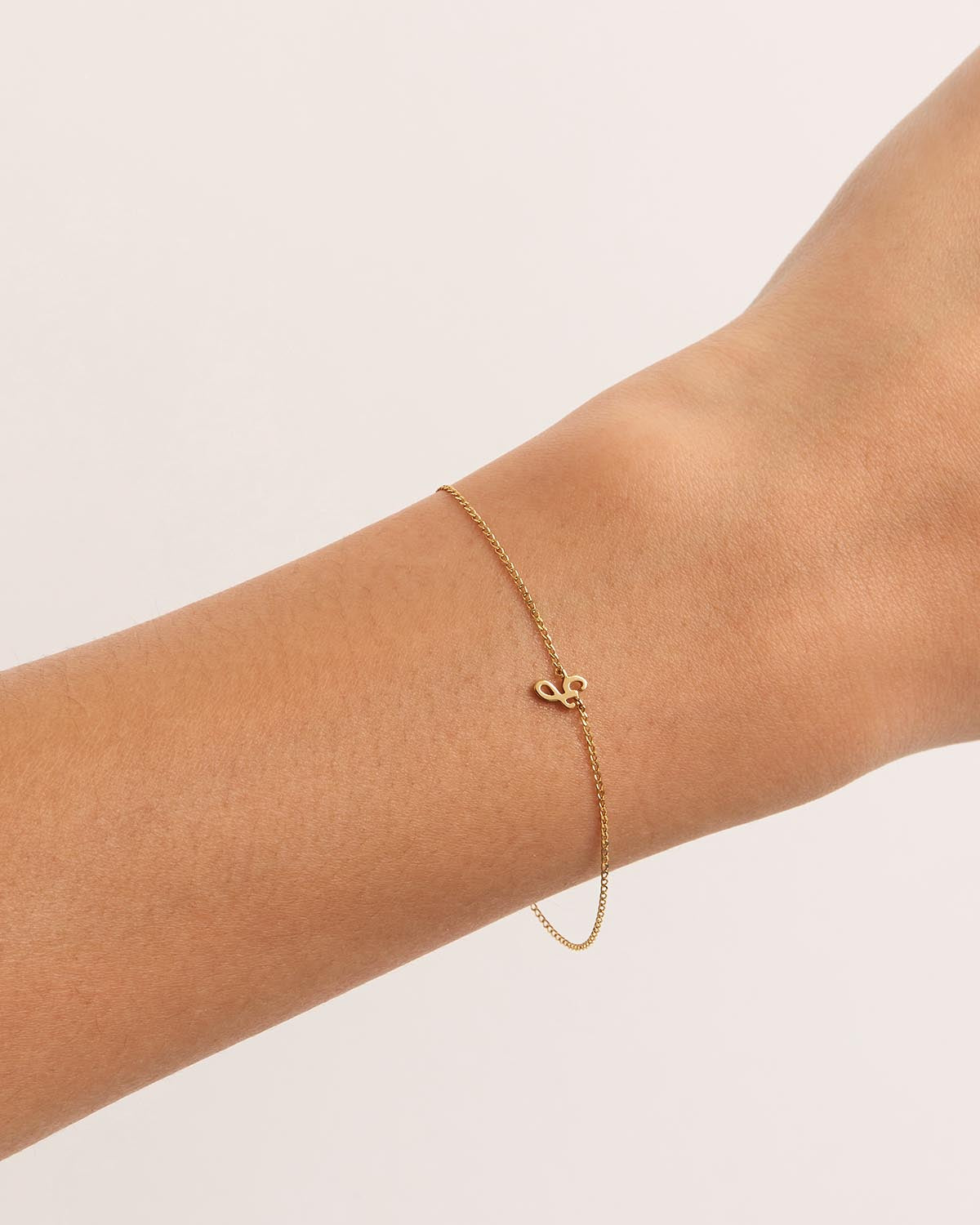 14K Solid Gold Love Letter Bracelet - Dainty & Elegant Jewelry for Women, Perfect Gift for Anniversary, Valentine's Day & Special Occasions