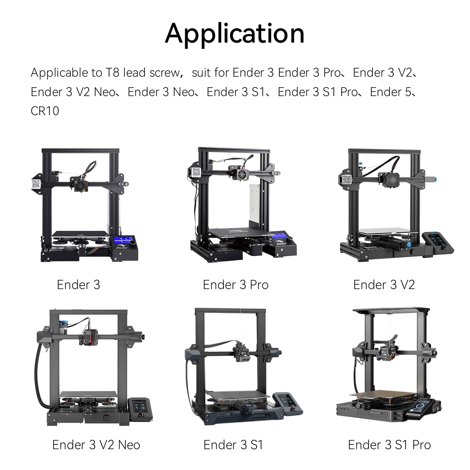 Ender 3 Z-Axis T8 Anti-Backlash Coupler for 3D Printers - Ender 3 Pro/V2/Neo/S1, Ender 5, CR10