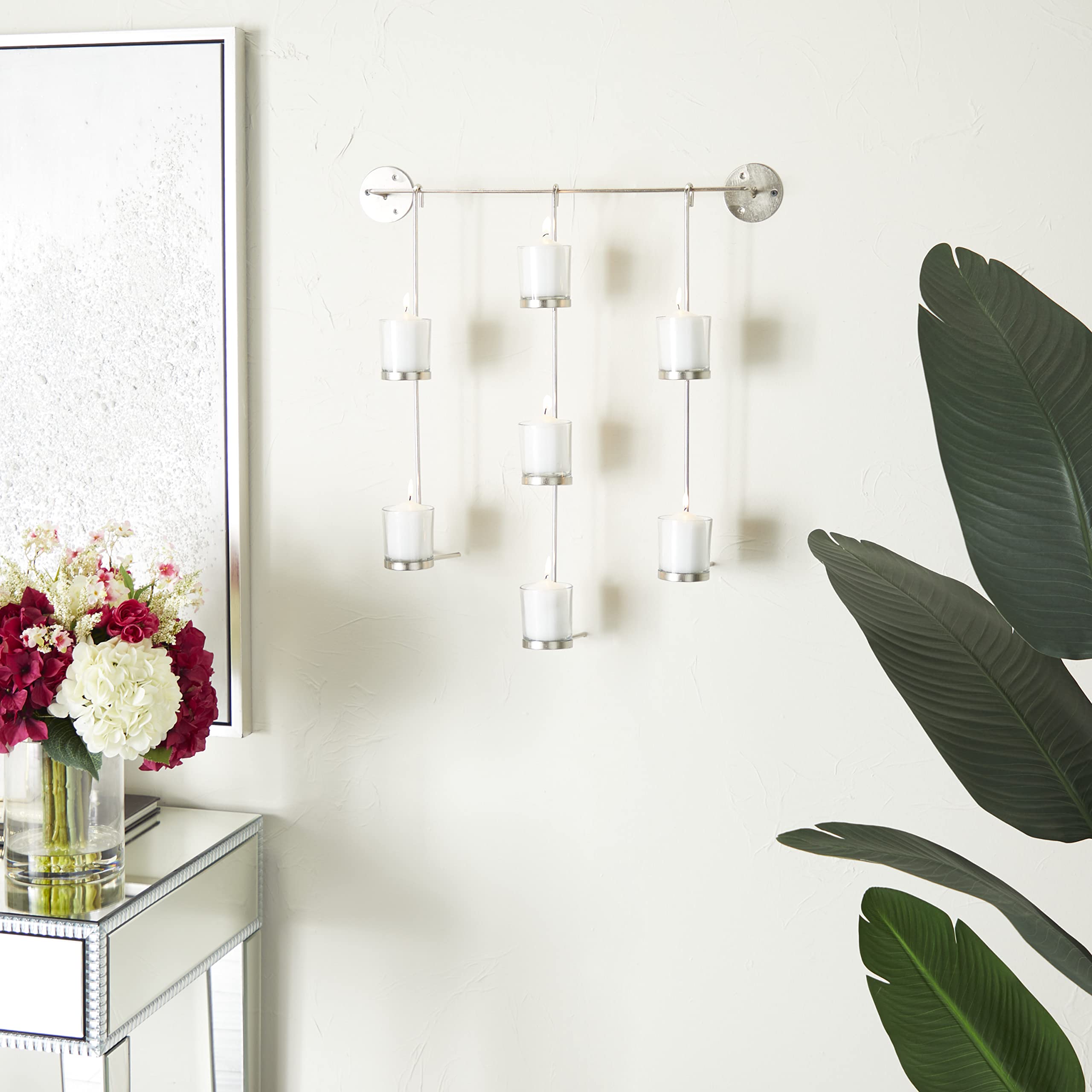 CosmoLiving by Cosmopolitan Modern Metal Wall Sconce - 23