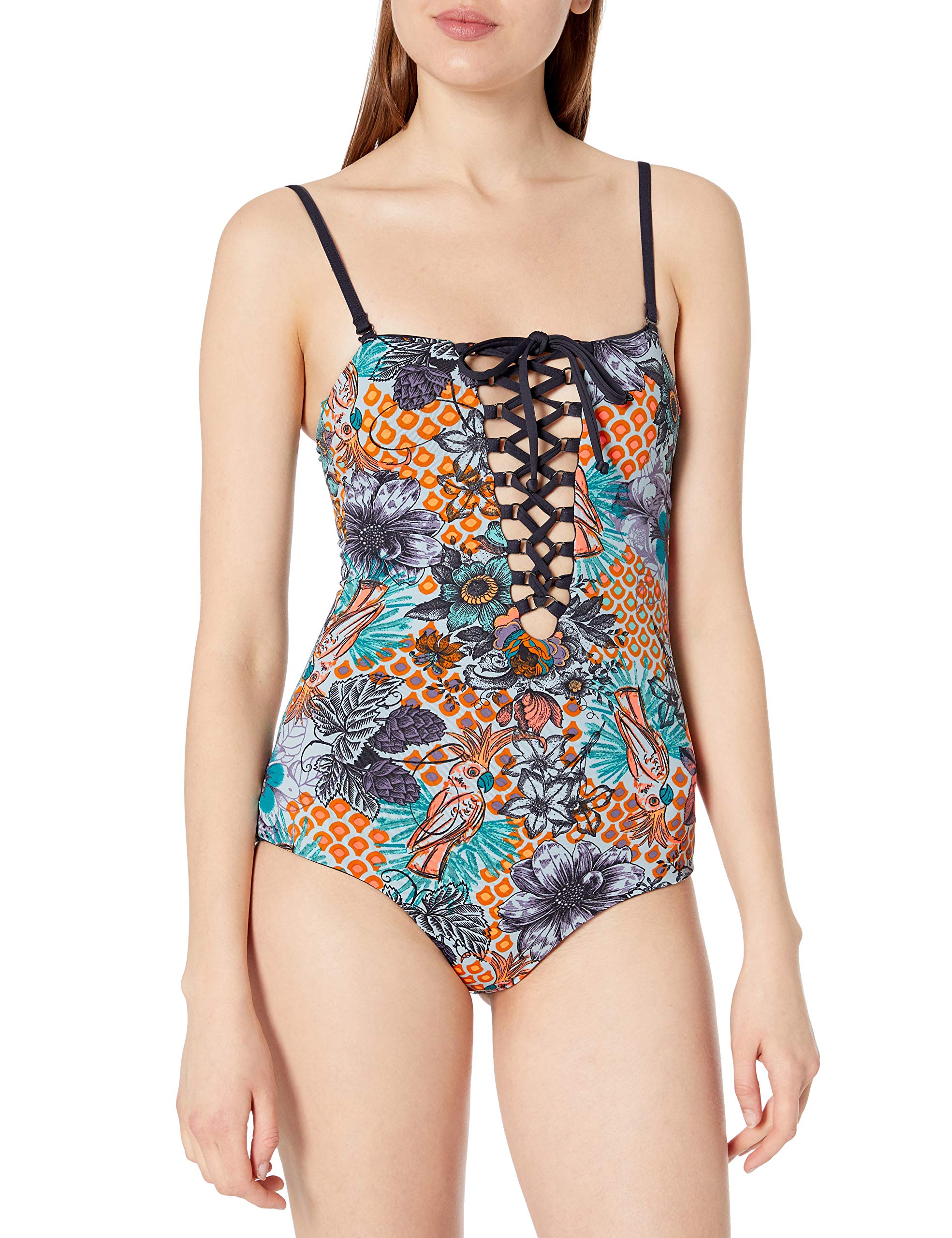 Maaji Women's Shadow Dazzle Reversible One Piece Swimsuit - Stylish Bathing Suit for Beach, Pool & Vacation | High-Quality Comfort & Trendy Design