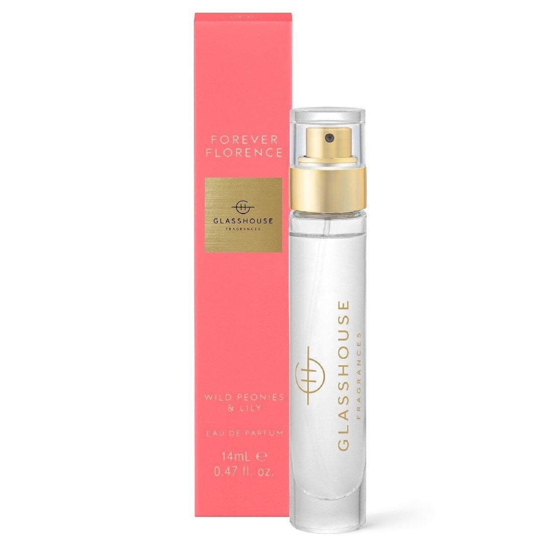 Glasshouse Fragrances Forever Florence 14ml Eau de Parfum - Floral Scent for Women, Long-Lasting Perfume for Daily Wear & Special Occasions