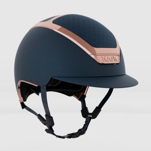 Kask Dogma Chrome Rose Gold Equestrian Helmet - Premium Safety Riding Gear for Horseback Riding, Show Jumping & Dressage