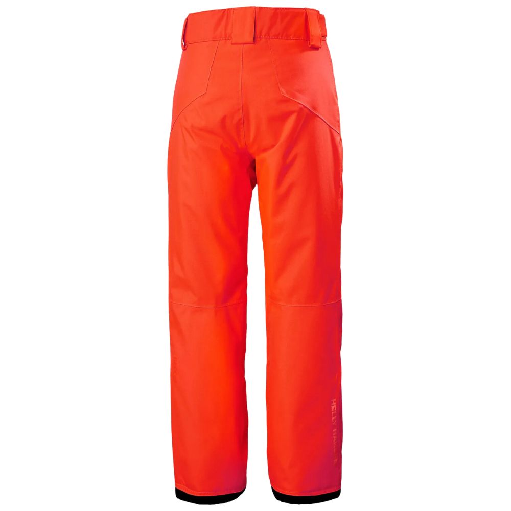 Helly Hansen Girls Legendary Ski Pants - Waterproof Winter Snow Pants for Kids, Neon Coral - Perfect for Skiing, Snowboarding & Outdoor Winter Activities