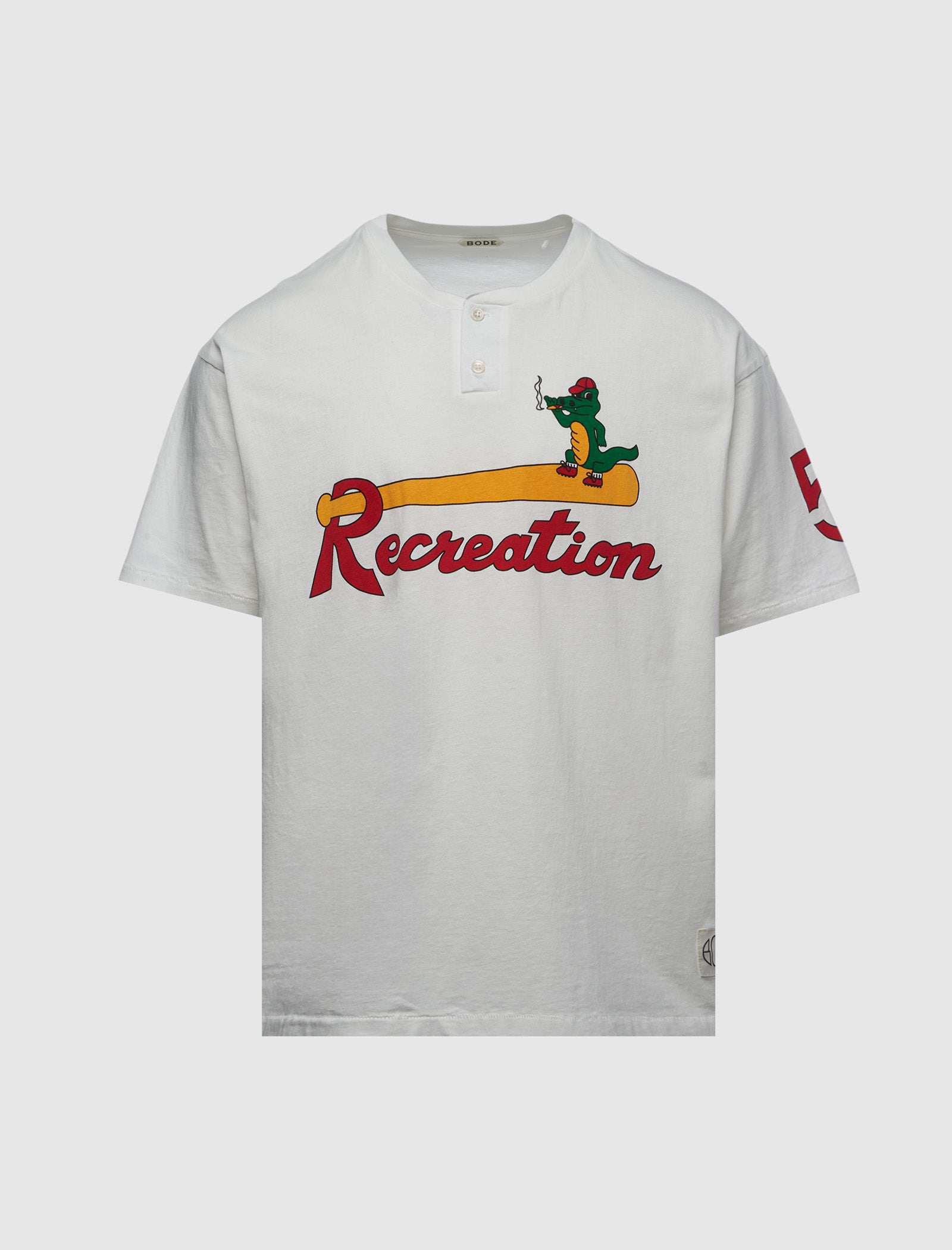 Bode New York Reptile Graphic T-Shirt for Men & Women - Vintage-Inspired Casual Tee for Streetwear & Everyday Outfits
