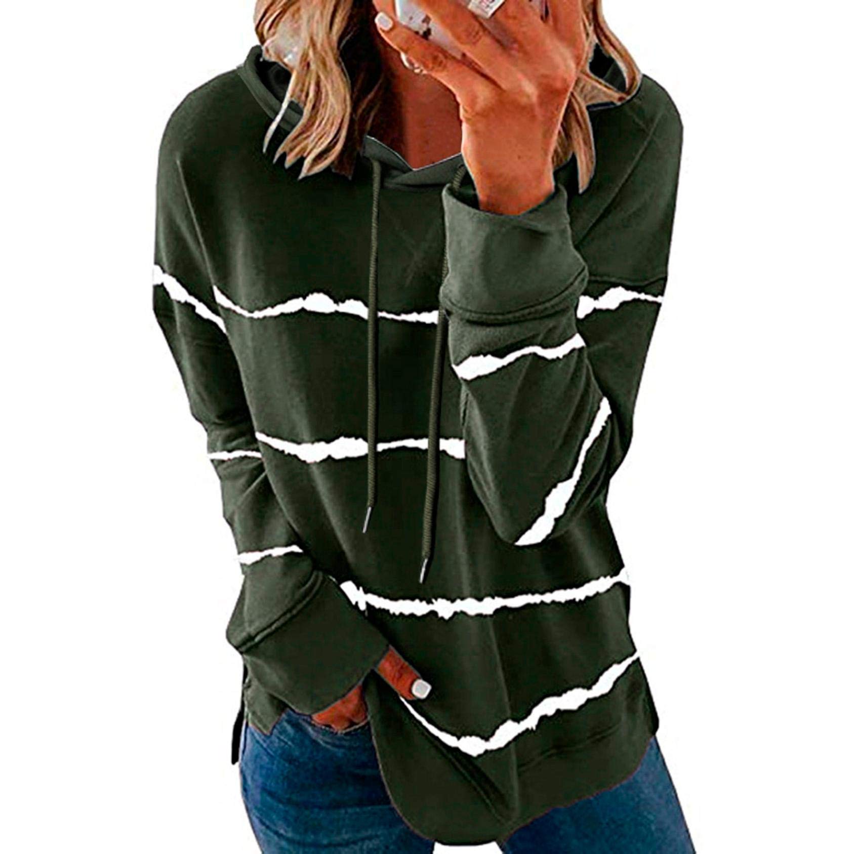 Women's Plus Size Letter Print Sweatshirt - Oversized Long Sleeve Round Neck Casual Loose Tops for Everyday Wear and Cozy Lounging