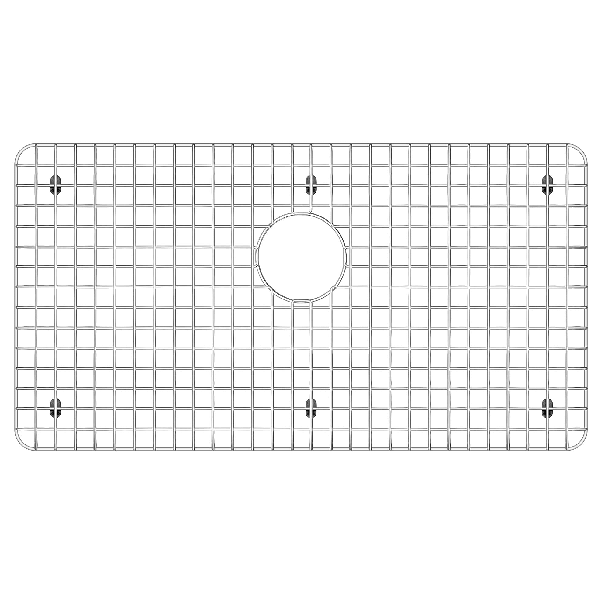 Whitehaus Collection WHN3218G Stainless Steel Kitchen Grid Organizer - Perfect for Pantry, Cabinet, and Countertop Storage