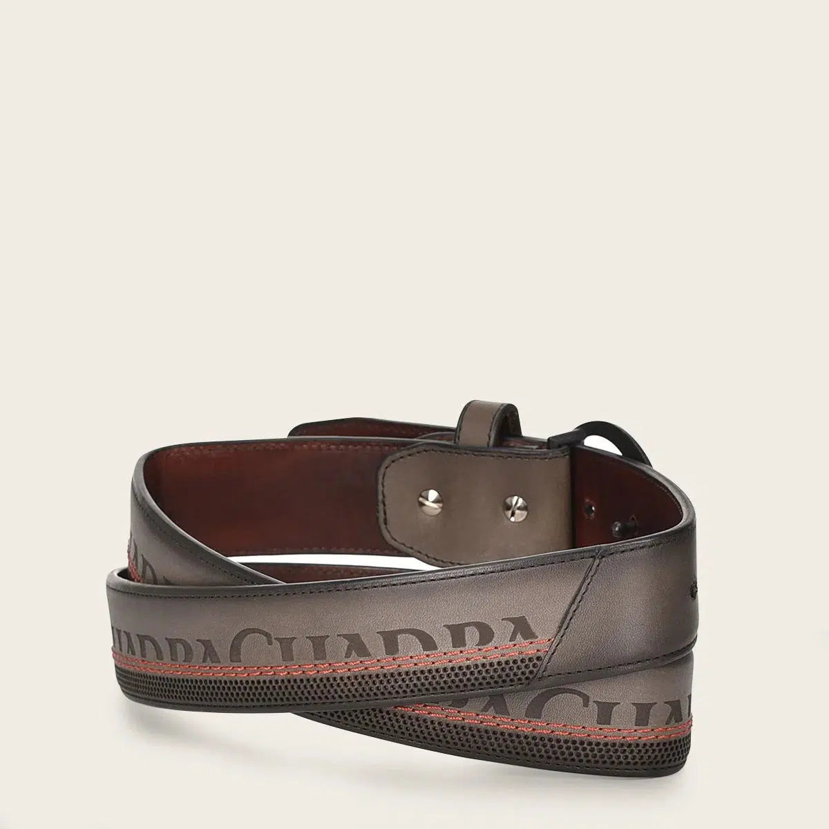 CS551RS Men's Cuadra Gray Casual Western Cowhide Leather Belt - Durable & Stylish for Everyday Wear, Work, and Outdoor Adventures