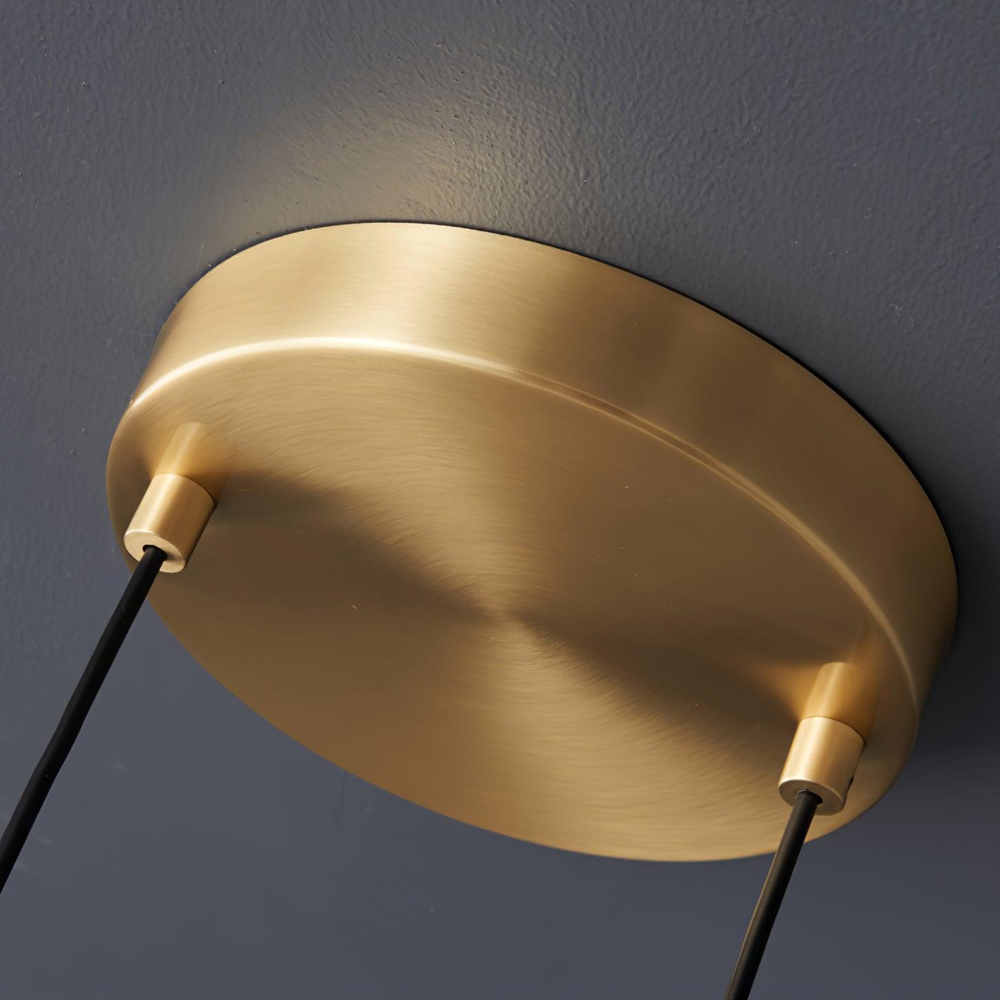 Elegant Hanging Pendant Lamp with LED Candle Lights - Perfect for Bedroom, Living Room, and Dining Room Decor