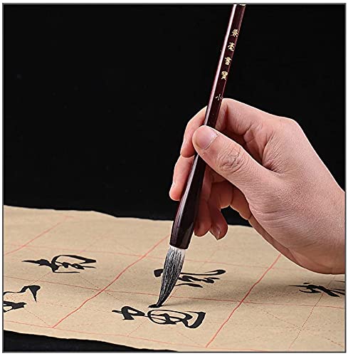 Premium Chinese Calligraphy Brush Set - Goat Hair Calligraphy Pens for Beginners & Professionals | Watercolor Drawing, Kanji Writing, Traditional Asian Art Supplies | Perfect for Home Studio, Classroom & Gift Giving