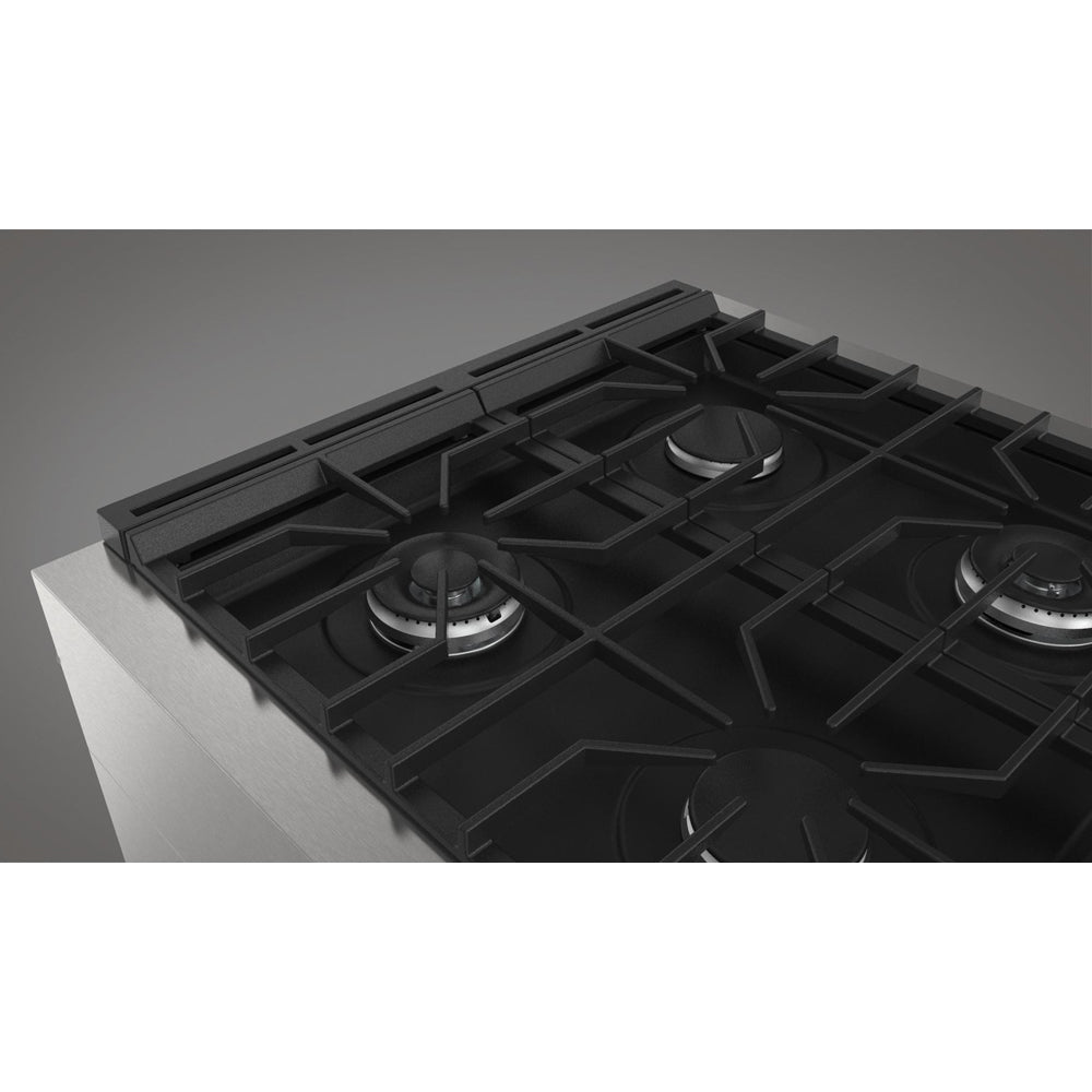 Fulgor Milano 30-inch 400 Series Accento All Gas Range - Stainless Steel (F4PGR304S2) | Professional Gas Stove for Home Kitchen Cooking, Baking & Entertaining