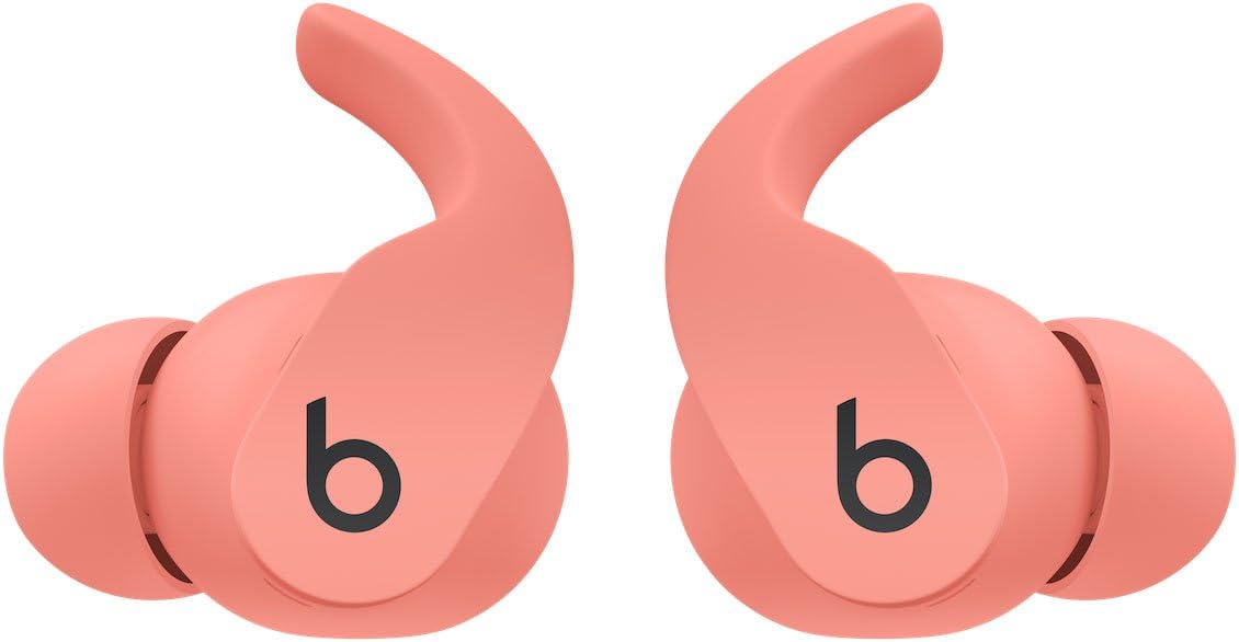 Beats Fit Pro True Wireless Noise Cancelling Earbuds - Coral Pink (Renewed) | Premium Sound Quality, Secure Fit for Workouts & Running | Perfect for Gym, Commuting & Travel