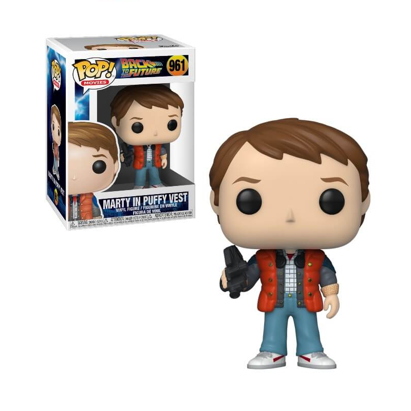Funko Pop! Back to The Future: Marty McFly in Puffy Vest #961 - Collectible Vinyl Figure for Movie Fans & Home Decor