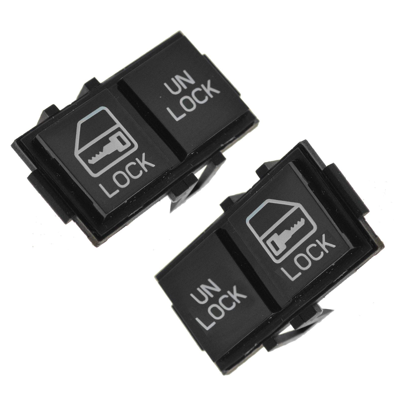 Replacement Power Door Lock Switch Button Pair Set for Chevy Pontiac Buick Cadillac - Durable & Easy Installation - Perfect for Car Door Lock Repair & Maintenance