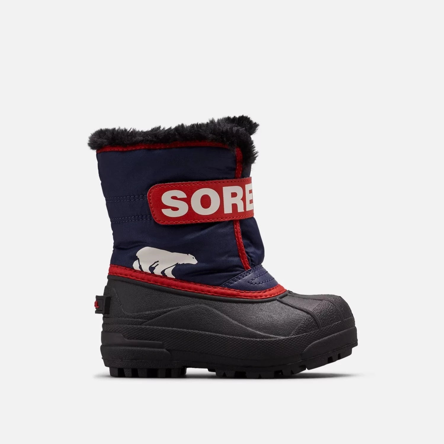 Sorel Nocturnal/Sail Red Snow Commander Toddler Boots - Waterproof Winter Boots for Kids - Perfect for Snow Play, Outdoor Adventures & Cold Weather
