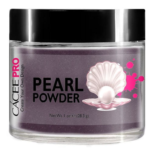 Cacee Pearl Powder Nail Art Kit - #48 Gray Purple Nail Dip Powder for Professional Salon & DIY Manicure at Home | Long Lasting & Shimmering Nail Enhancement