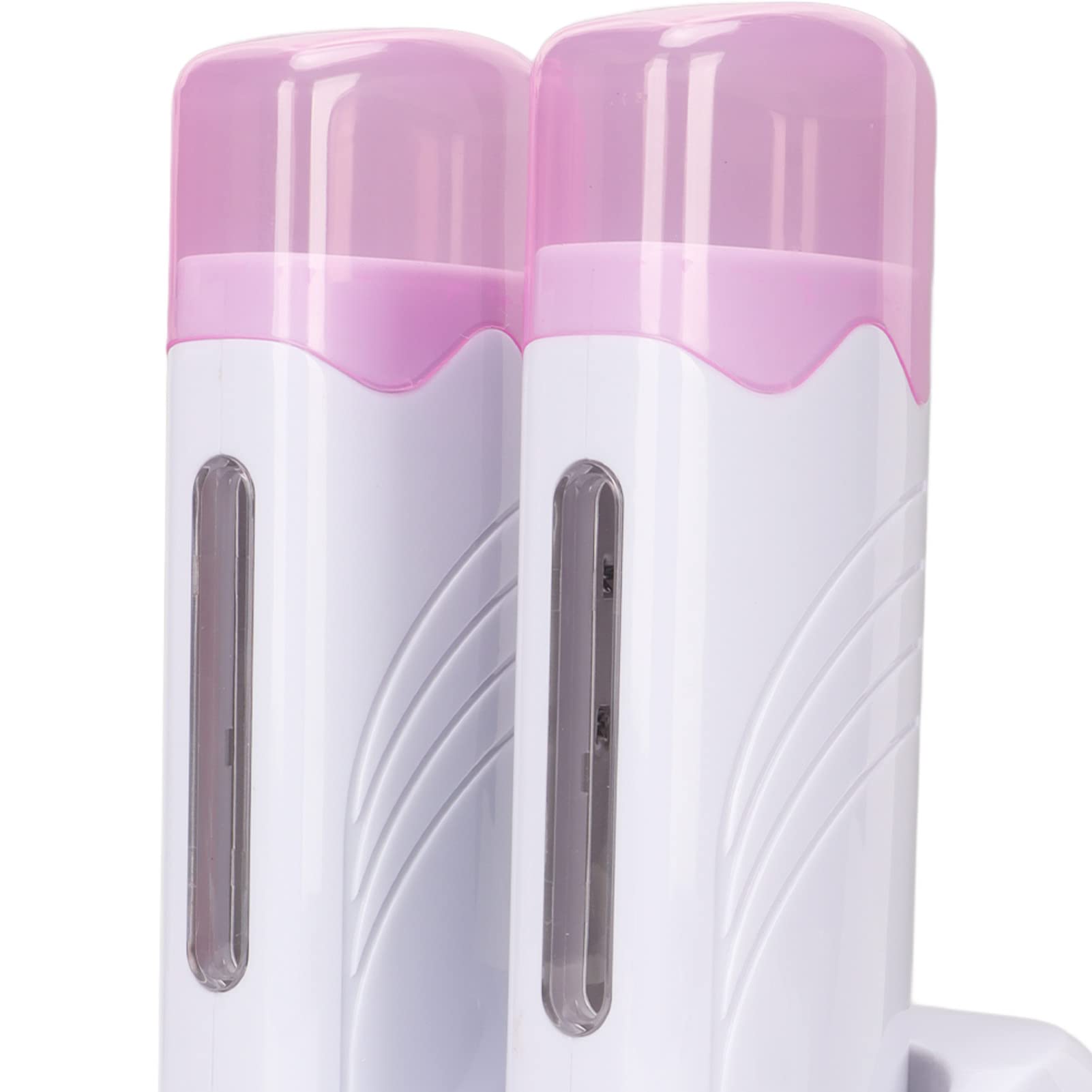 Professional Double Depilatory Wax Warmer Machine - Portable Hair Removal Heater for Legs, Armpits & Bikini Line with Adjustable Temperature & Non-Slip Base - Perfect for Home Salon & DIY Waxing