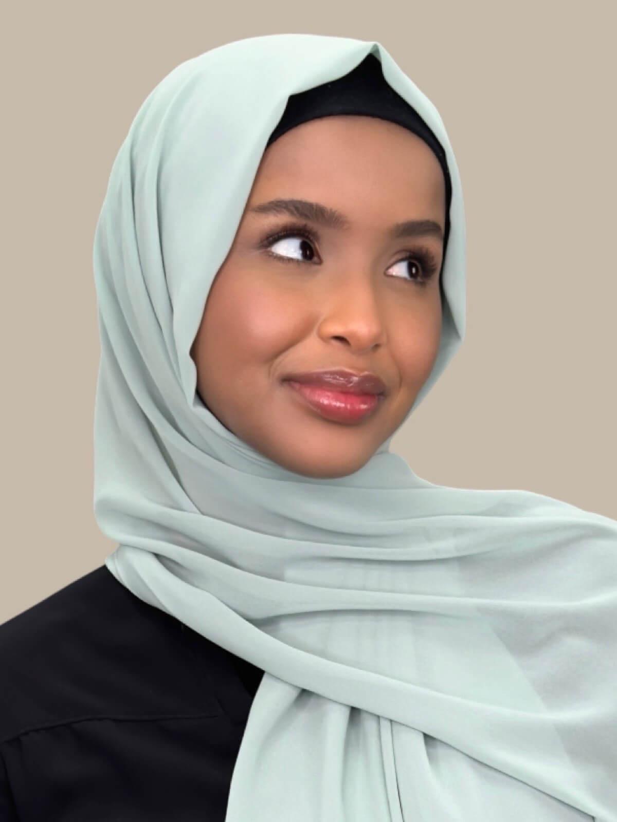 Premium Luxury Chiffon Hijab Scarf - Soft Breathable Muslim Headscarf for Women - Perfect for Daily Wear, Prayer & Special Occasions
