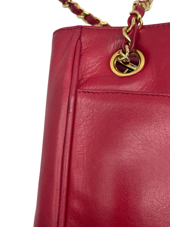 Vintage Chanel Quilted Matelasse Double Chain Shoulder Bag - Authentic Luxury Handbag for Women, Perfect for Parties, Dating & Special Occasions