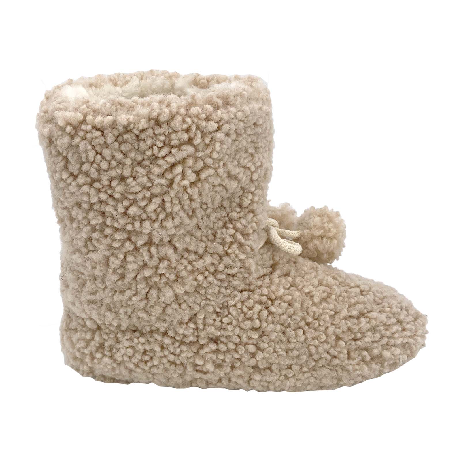 Genuine Sheepskin Wren Bootie Slippers for Women - Cozy Indoor/Outdoor Winter House Shoes for Relaxing at Home