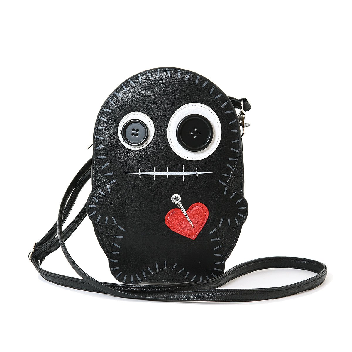 Voodoo Doll Crossbody Bag - Gothic Fashion Accessory for Parties & Halloween