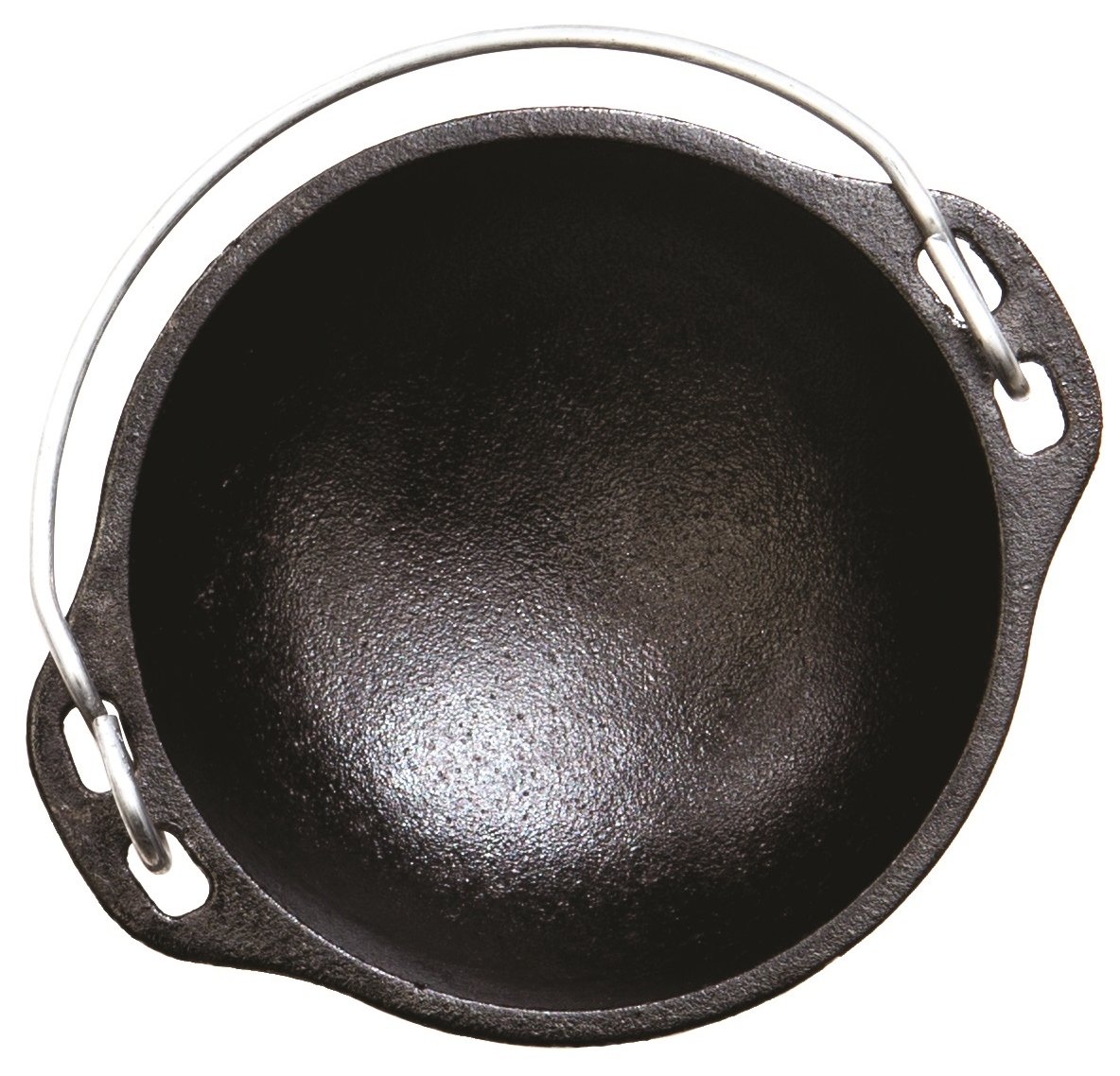 Lodge Cast Iron Country Kettle - 1 Pint Black Dutch Oven for Camping, Outdoor Cooking & Home Kitchen Use