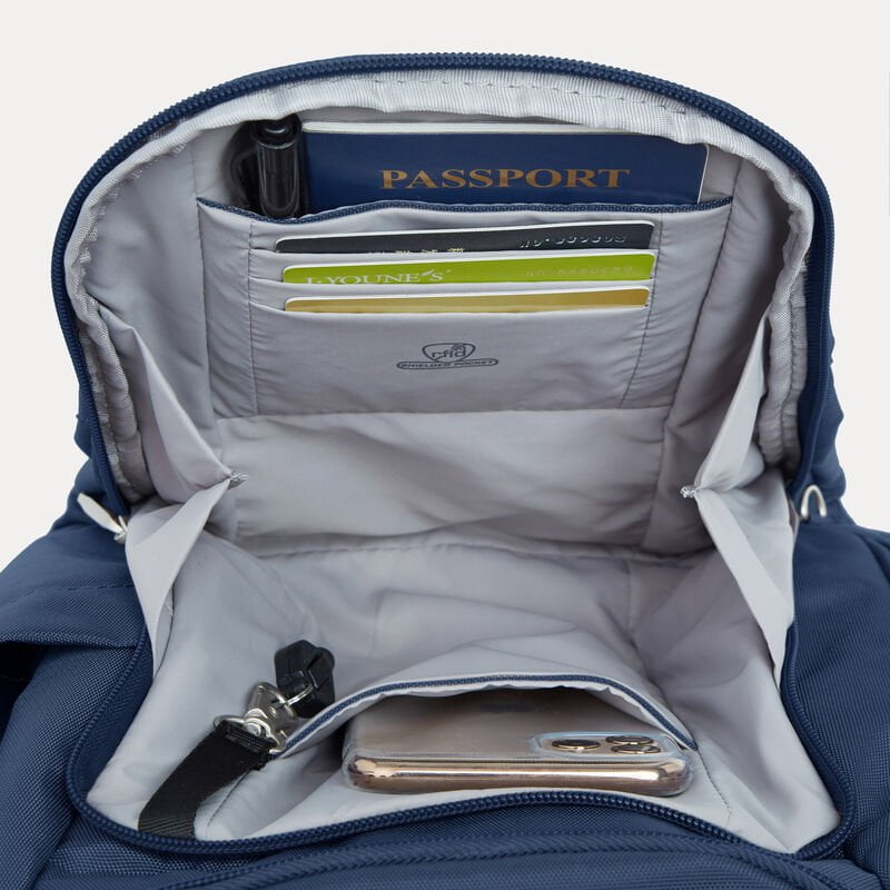 Travelon Anti Theft Backpack with RFID Blocking - Secure & Stylish Travel Backpack for Commuters, Students & Tourists - Perfect for Airports, Camping & Daily Use