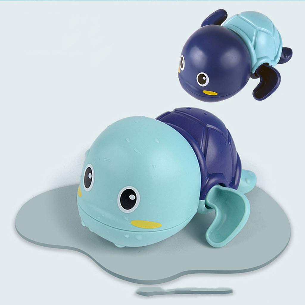 **Wind-Up Turtle Baby Bath Toys - Cute Swimming Pool & Shower Water Toys for Infants, Boys & Girls Ages 1-3 - Perfect for Bath Time, Pool Play & Birthday Party Favors**