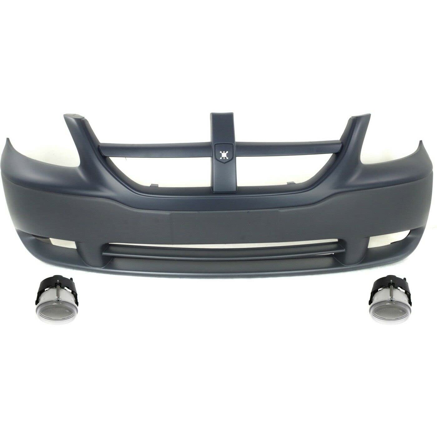 Dodge Caravan Bumper Covers Fascias Set of 3 Front Replacement Parts - Perfect for Auto Repair & Collision Protection