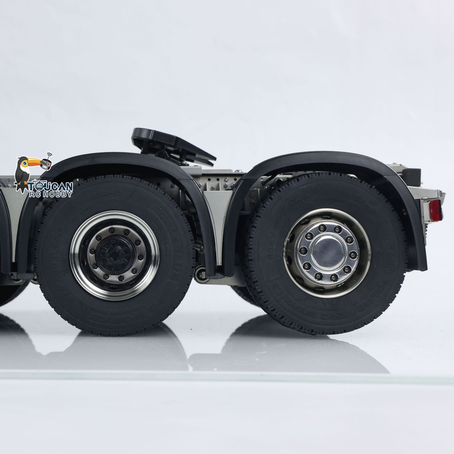 Unitru 02 FH16 1/14 Scale 10x10 Metal Chassis Remote Control Tractor Truck RTR RC Lorry Car Model with ST8 Radio, Battery, Smoke & Light - 3 Speed Modes for Off-Road Racing & Collectors