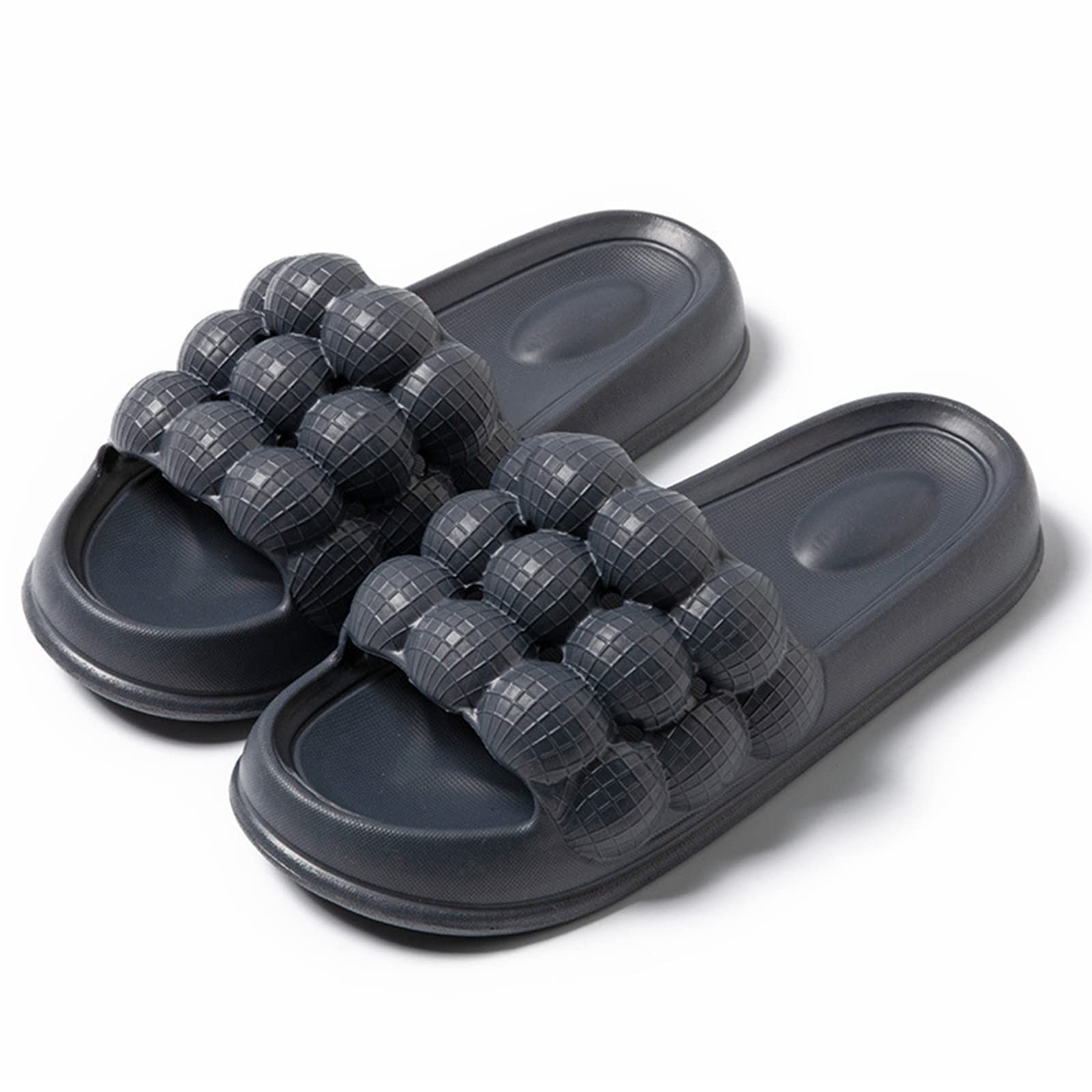 **Cloud Slippers for Women & Men - Soft Indoor House Slippers with Non-Slip Sole, Open Toe Shower Sandals for Bathroom, Spa & Home Comfort**