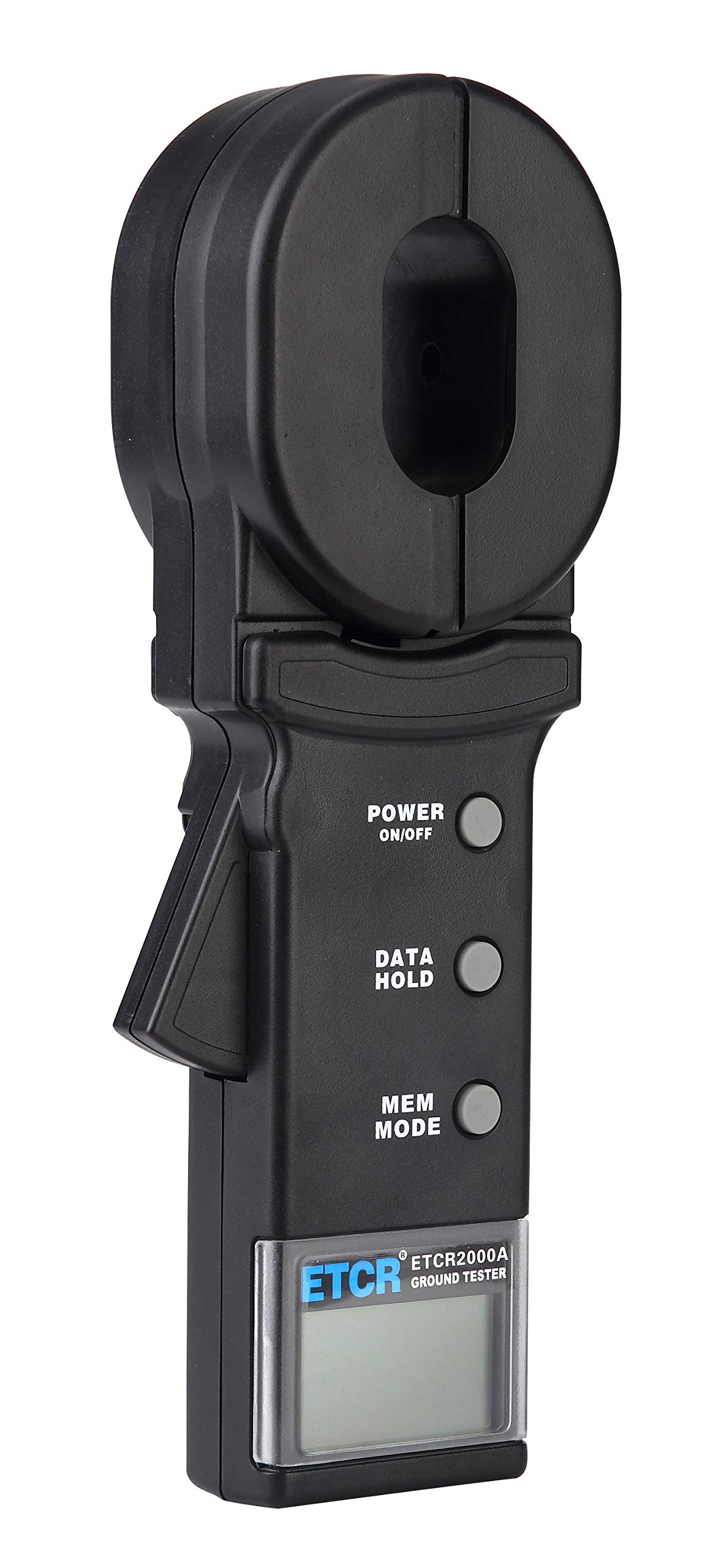 ETCR2000A Digital Clamp Ground Resistance Tester - 0.01-200Ω High Accuracy ±(1%+0.01Ω) for Electrical Safety Testing | Ideal for Industrial Maintenance, Power Systems & DIY Home Electrical Projects