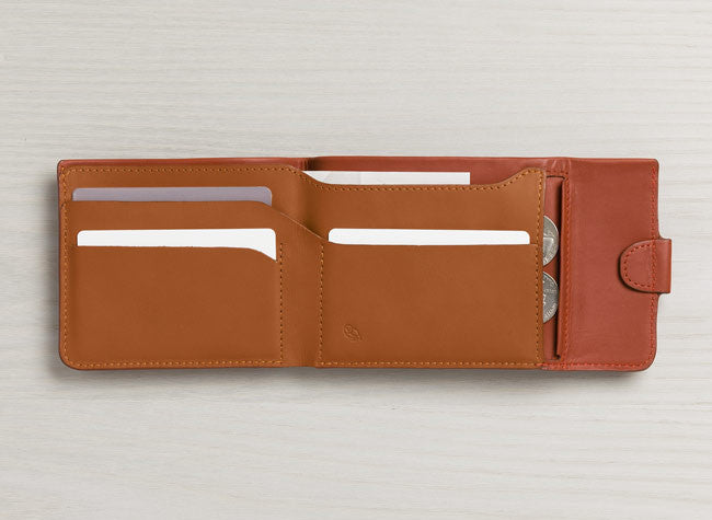 Bellroy Coin Fold Wallet - Slim RFID Blocking Leather Wallet for Men & Women | Perfect for Travel, Everyday Use & Minimalist Lifestyle
