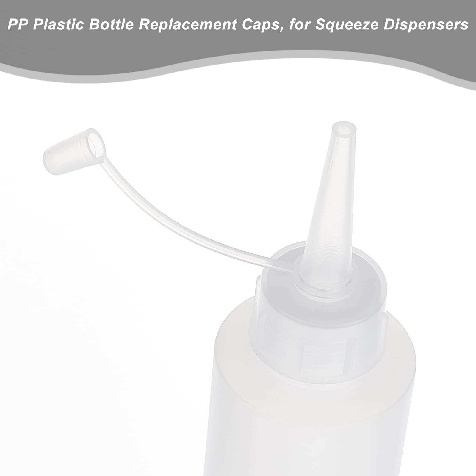 BENECREAT 40PCS Precision Tip Applicator Caps Replacement for Squeeze Bottles - Ideal for Glue, Painting, Crafts, Repair & DIY Projects - Perfect for Art, Home Improvement, and Small Detail Work