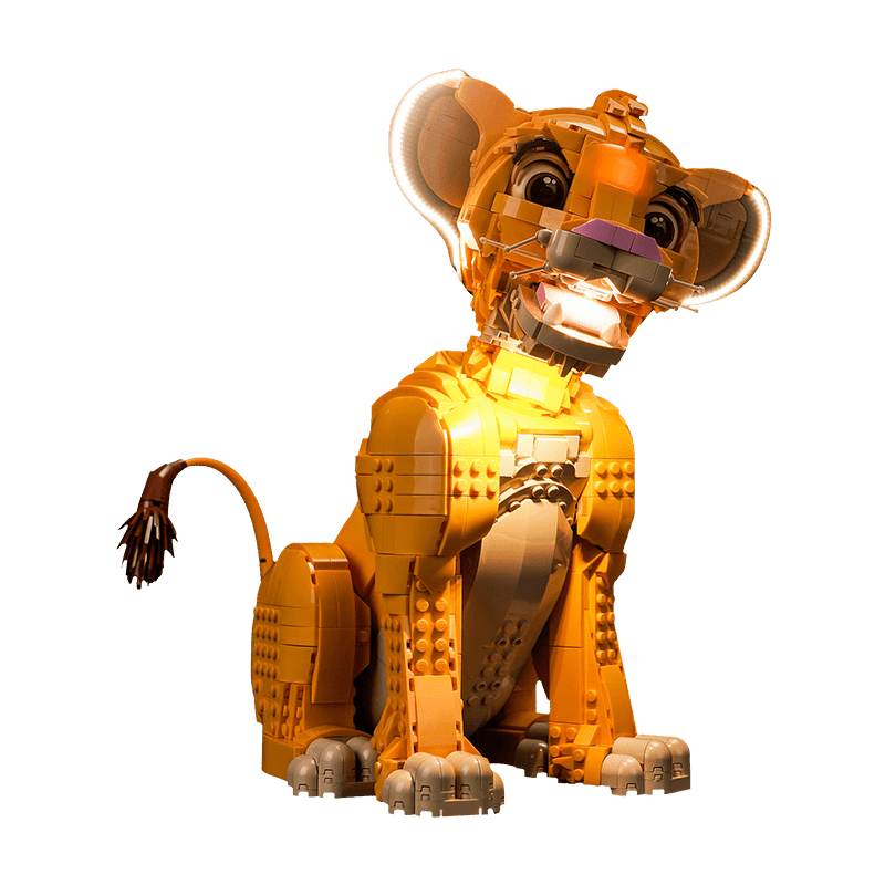LEGO Disney Young Simba the Lion King 43247 Light Kit - LED Building Blocks Lighting Set for LEGO Models - Perfect for Night Display & Home Decoration
